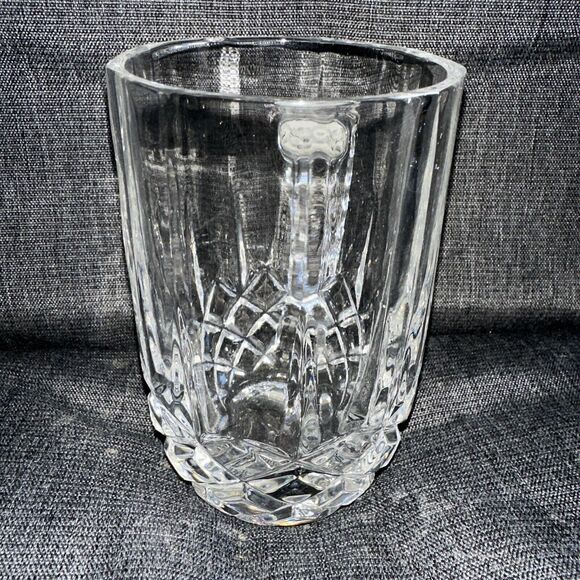 Crystal Beer Mug Handled Cristal D'Arques Longchamp Diamax HEAVY Excellent Nice! - Picture 1 of 5